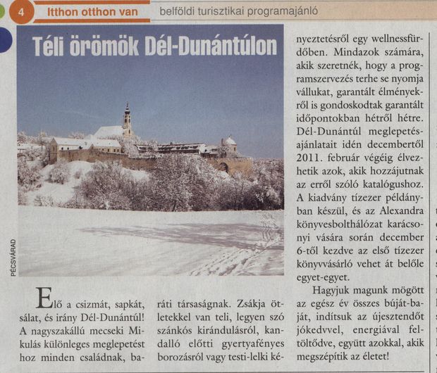 Téli örömök Dél-Dunántúlon