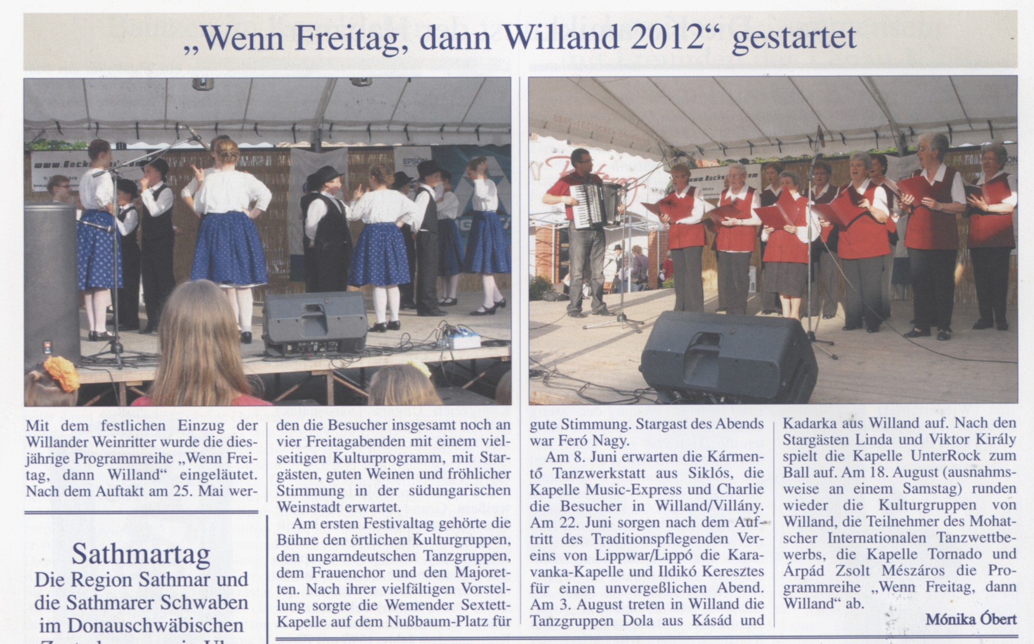 "Wenn Freitag, dann Willand 2012" gestarted