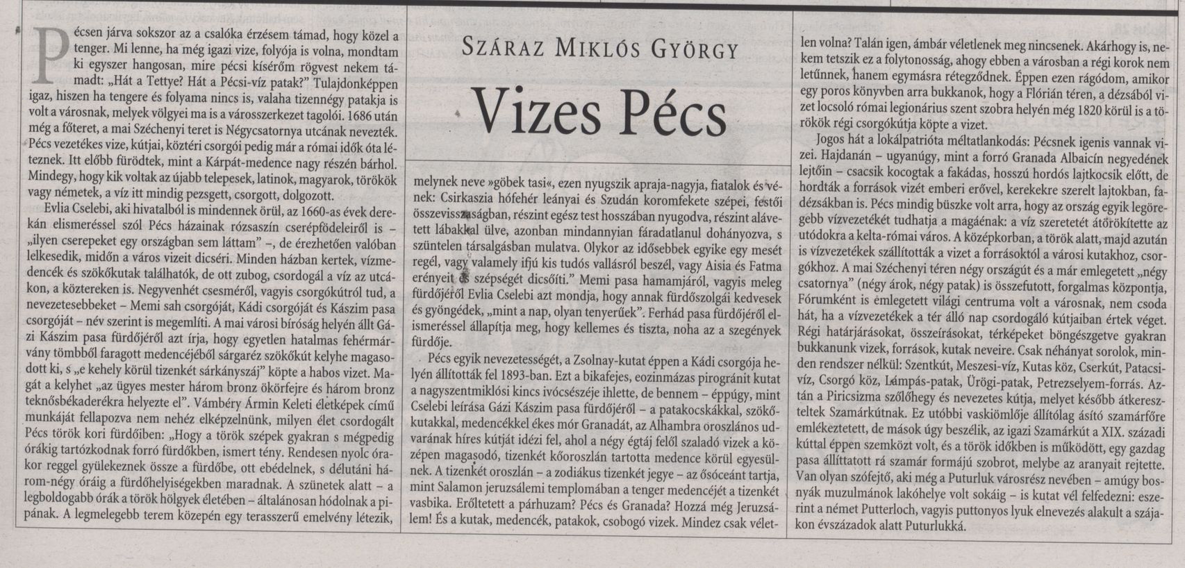 Vizes Pécs