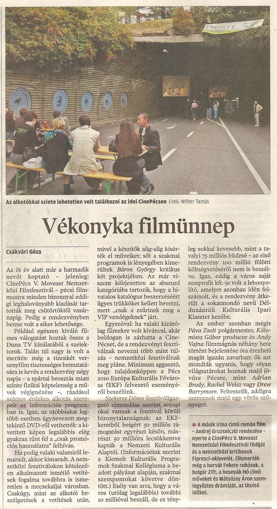 Vékonyka filmünnep