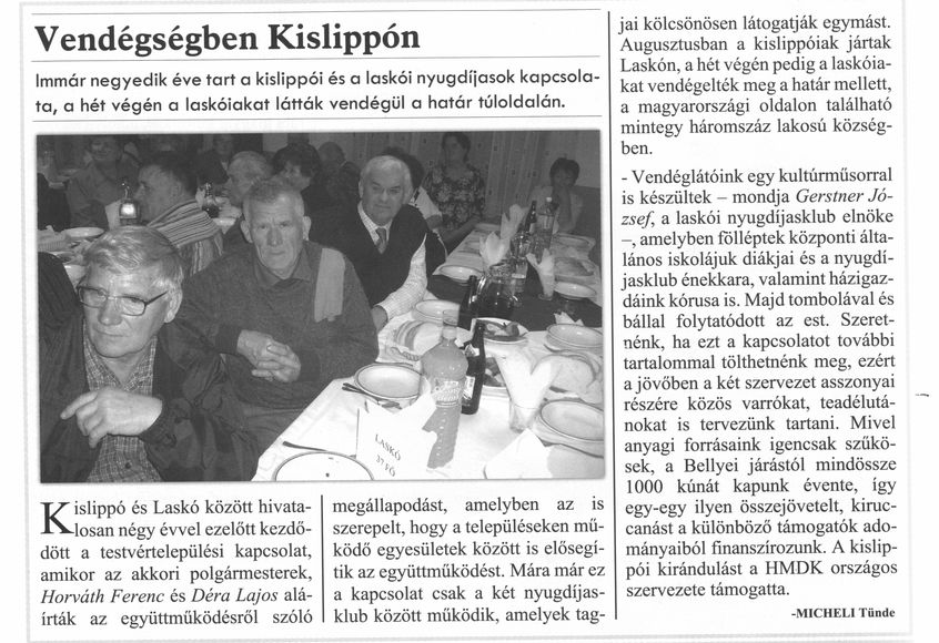 Vendégségben Kislippón