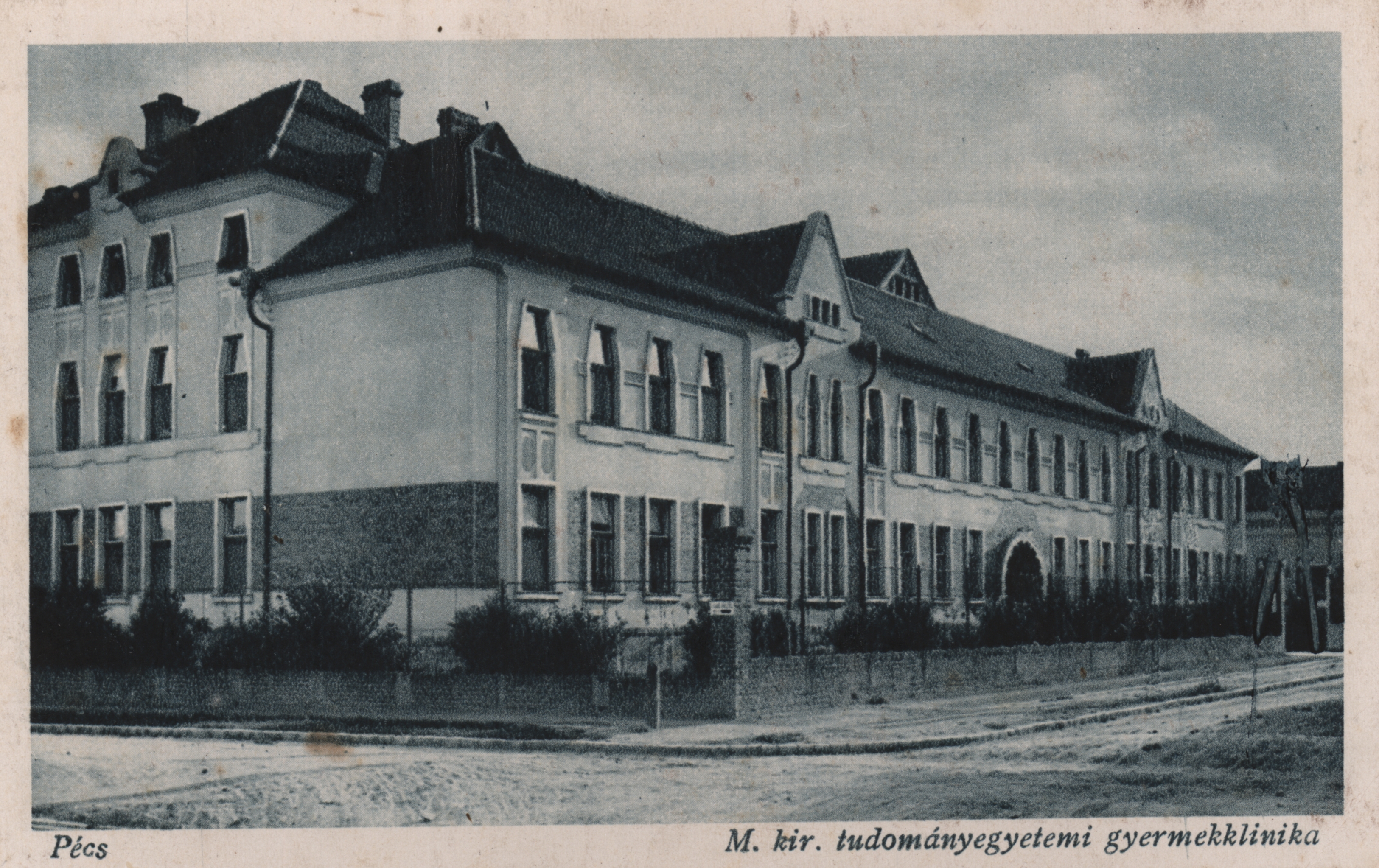 Pécs Gyermekklinika 1927-ből