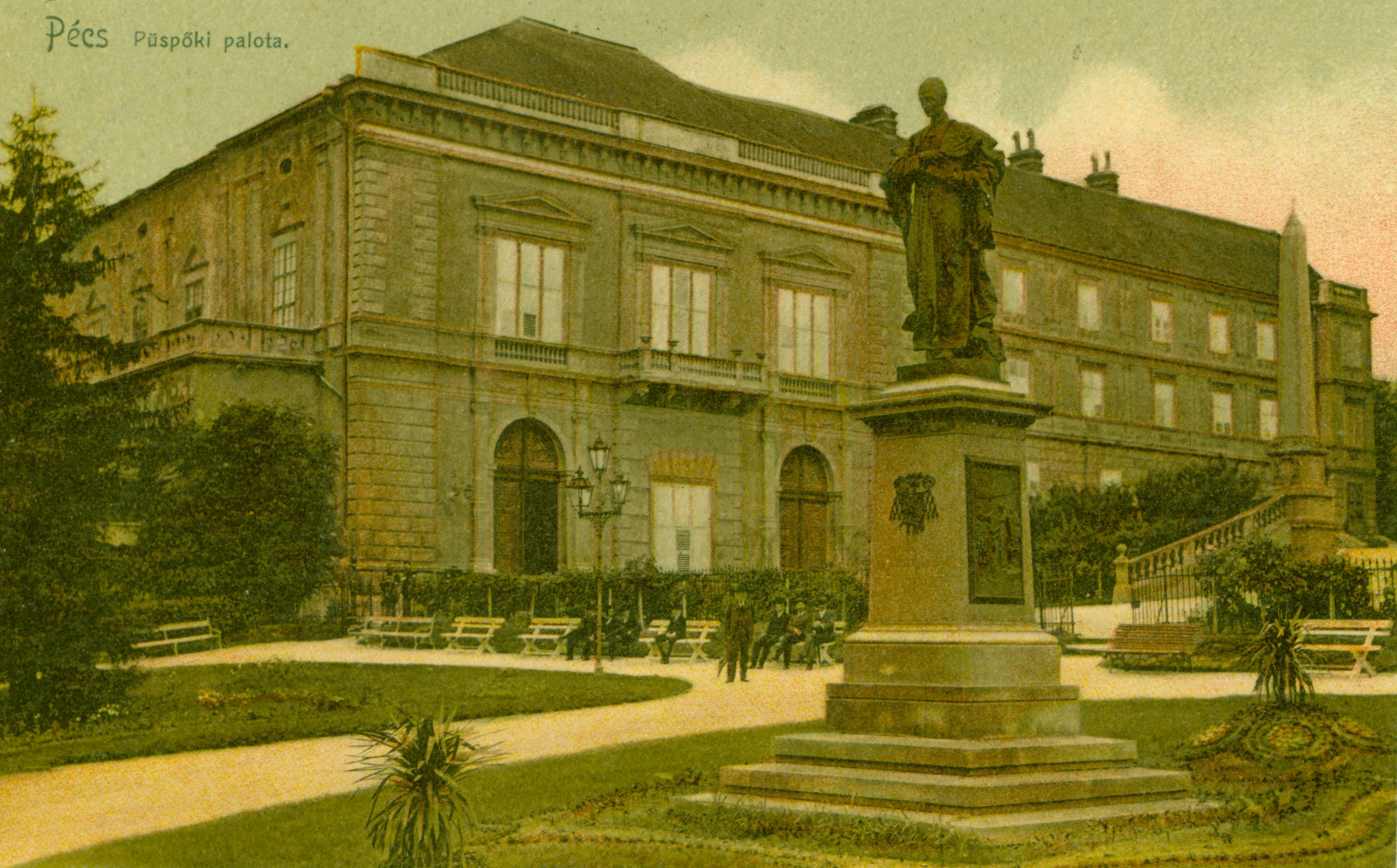 Pécs A püspöki palota 1907-ben