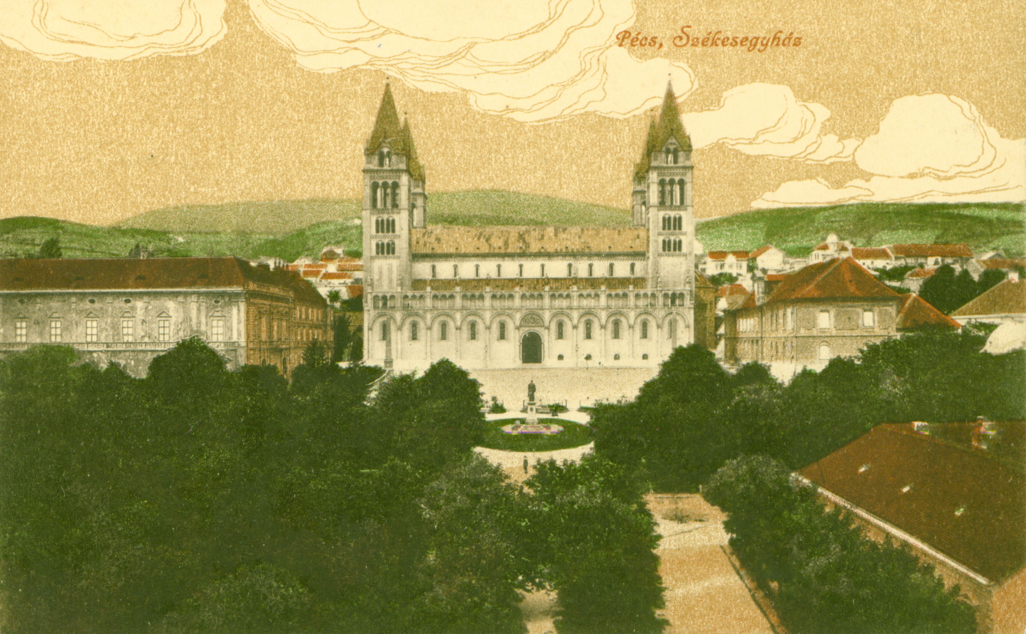 Pécs Székesegyház 1914-ből