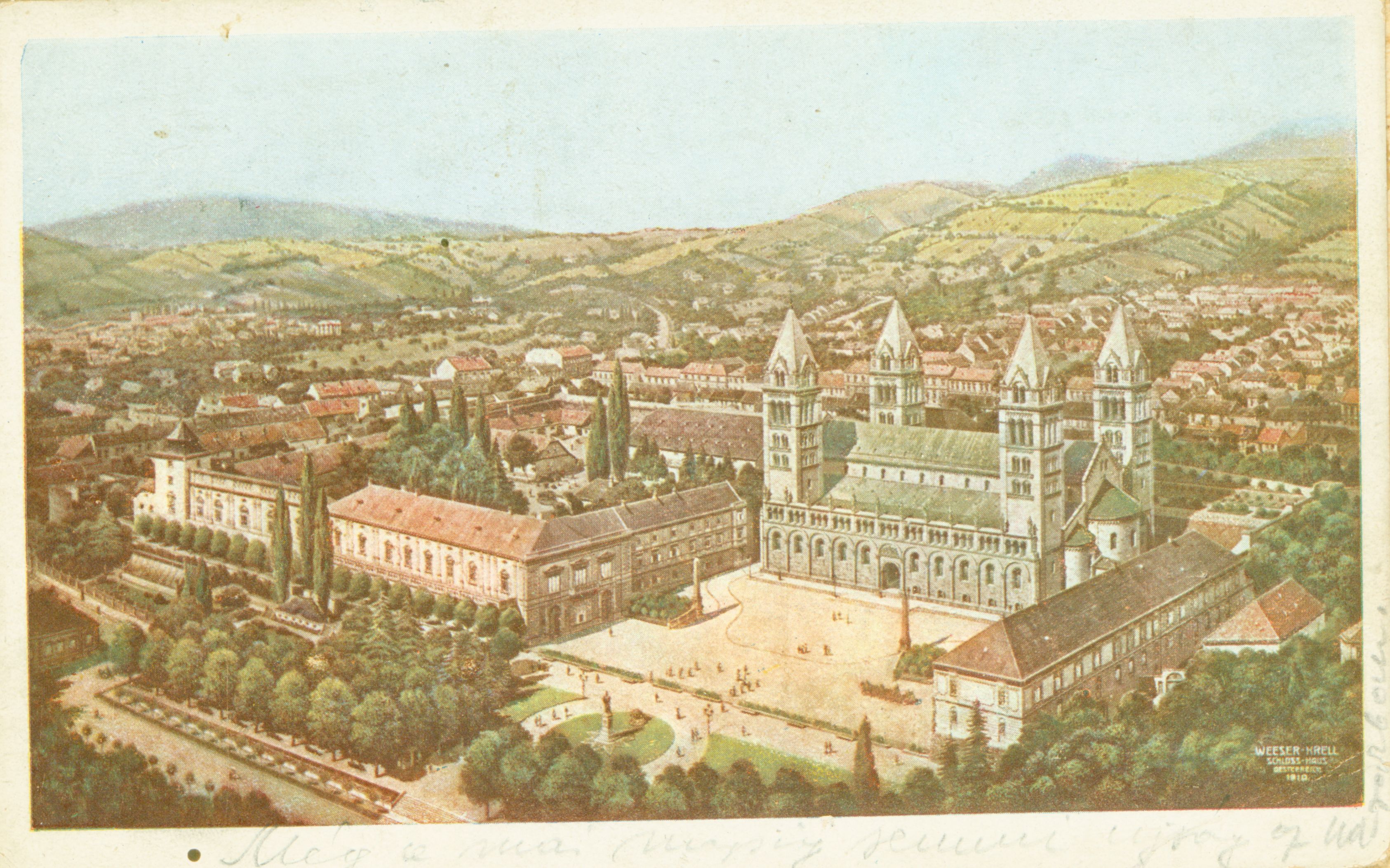 Pécs Székesegyház és a püspöki palota