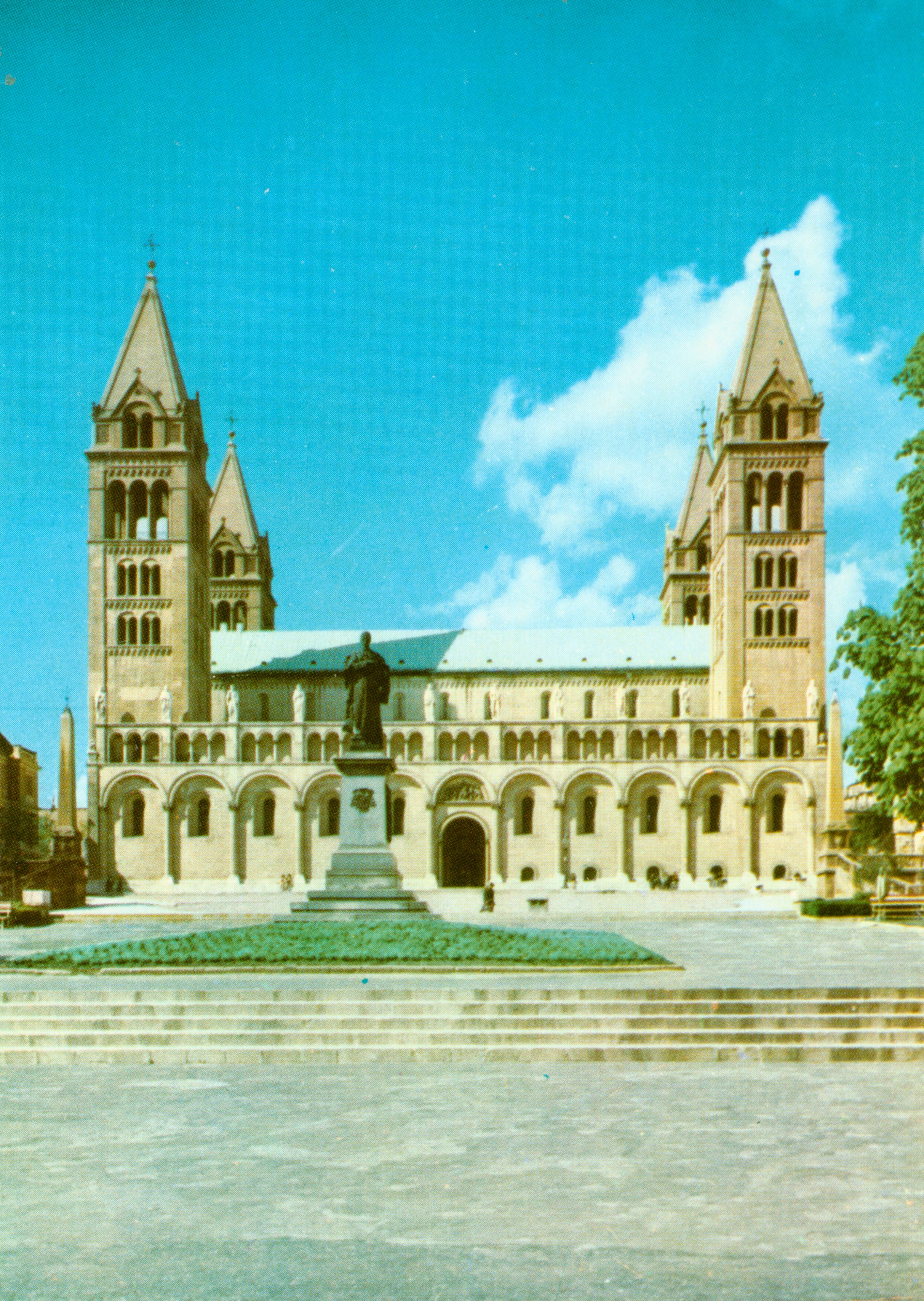 Pécs Székesegyház az 1980-as évekből