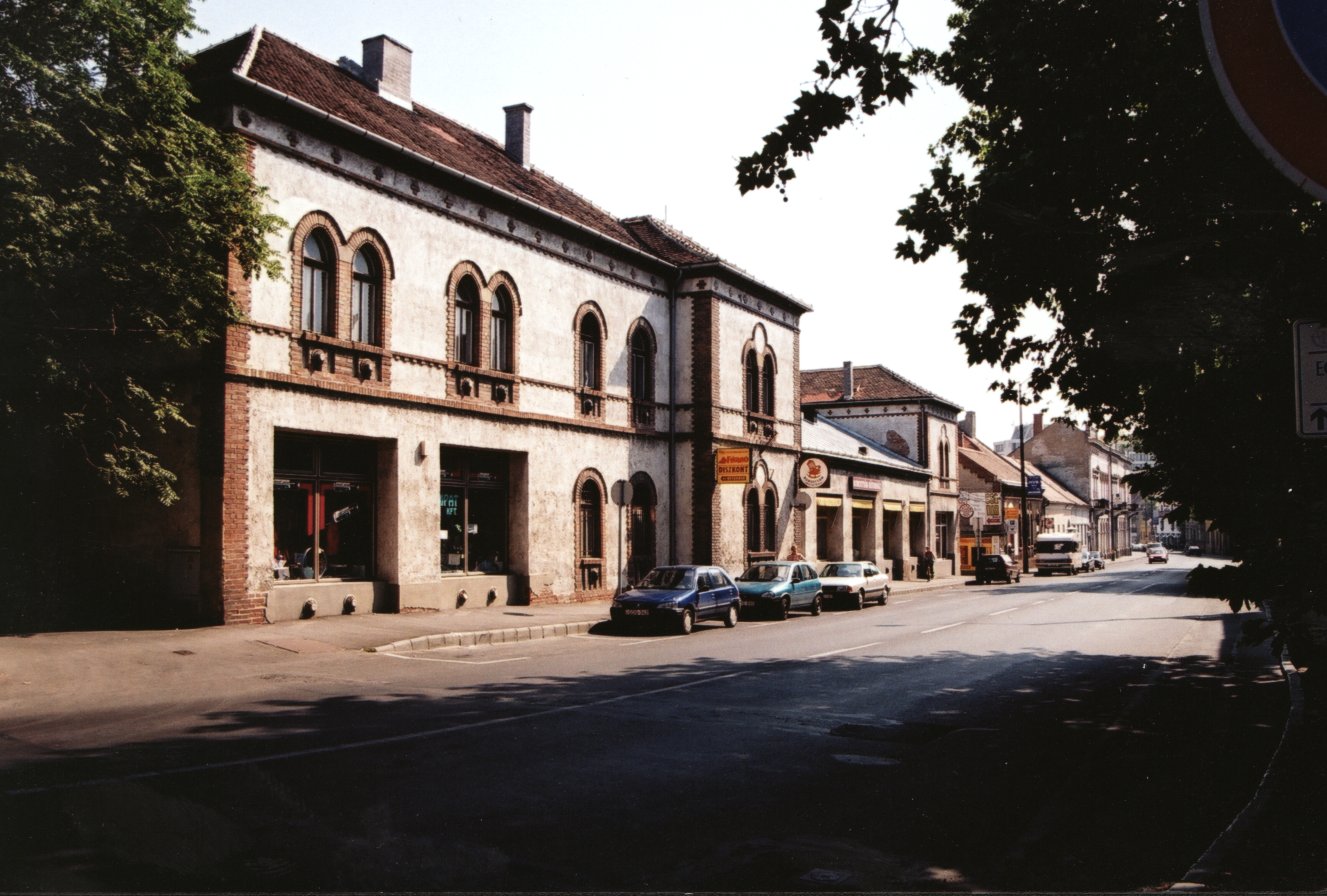 Pécs Volt tűzoltósági épület a Rákóczi úton