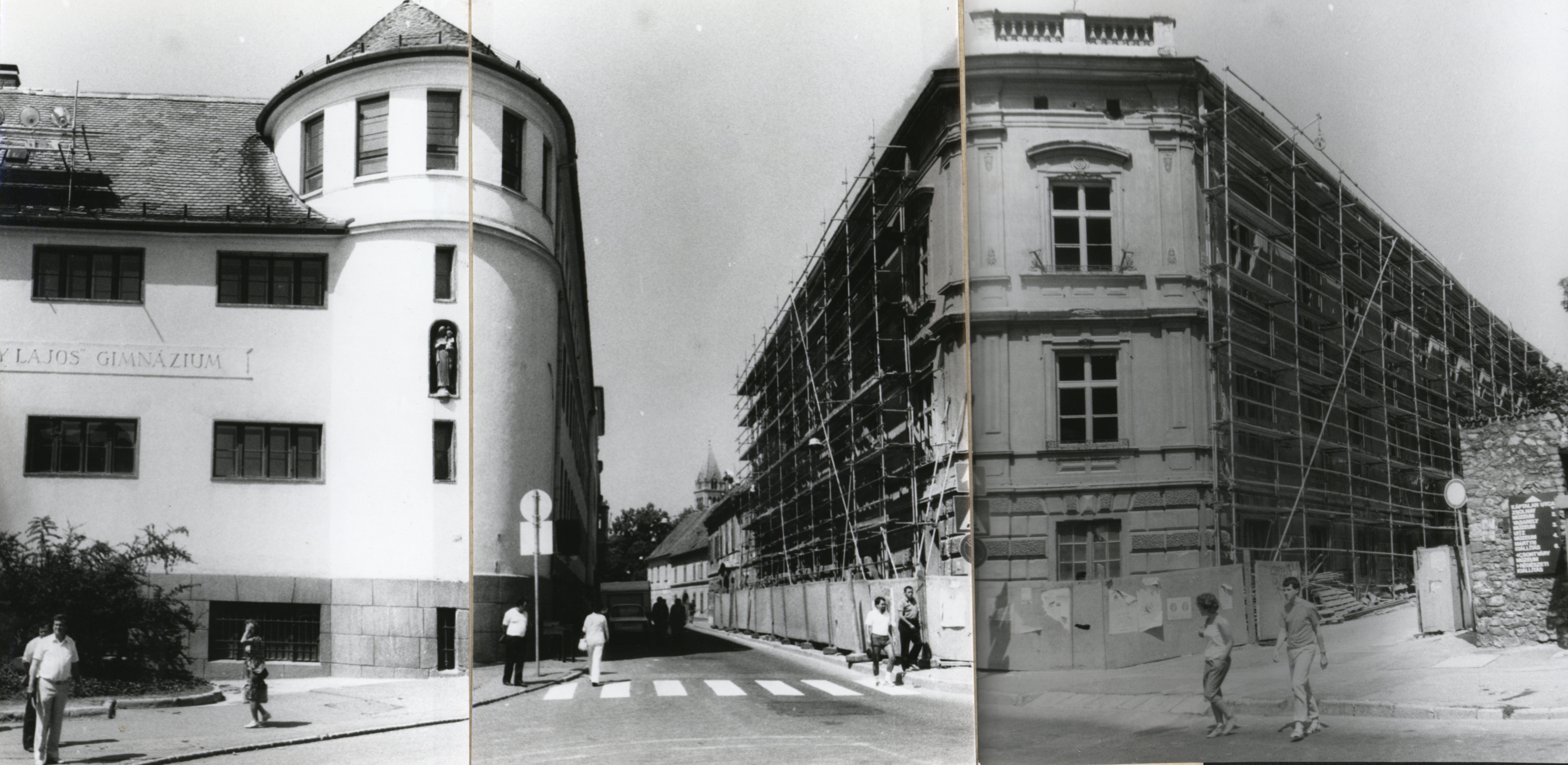 Pécs A régi belvárosi iskola tatarozása