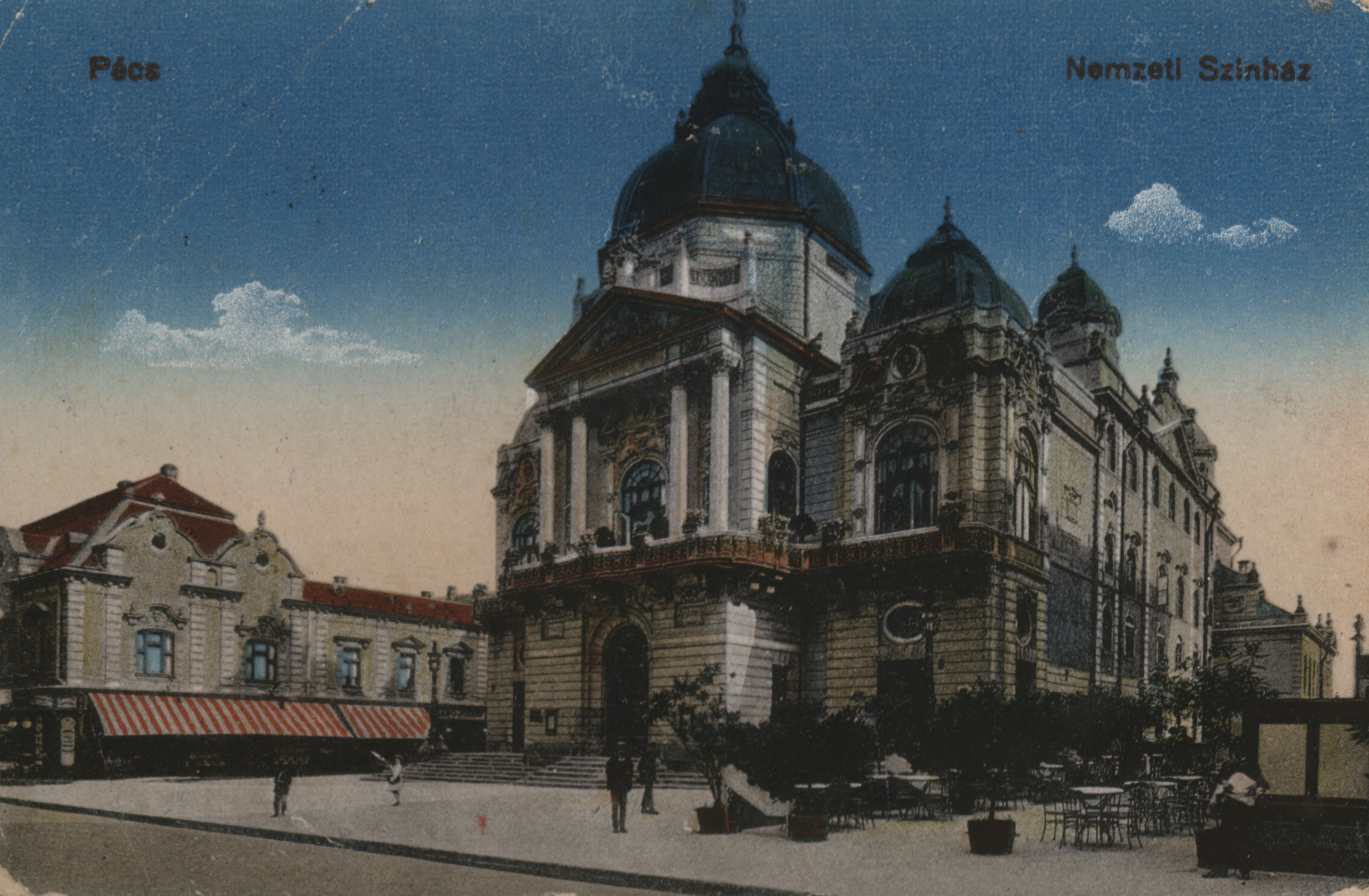 Pécs Pécsi Nemzeti Színház az 1910-es években