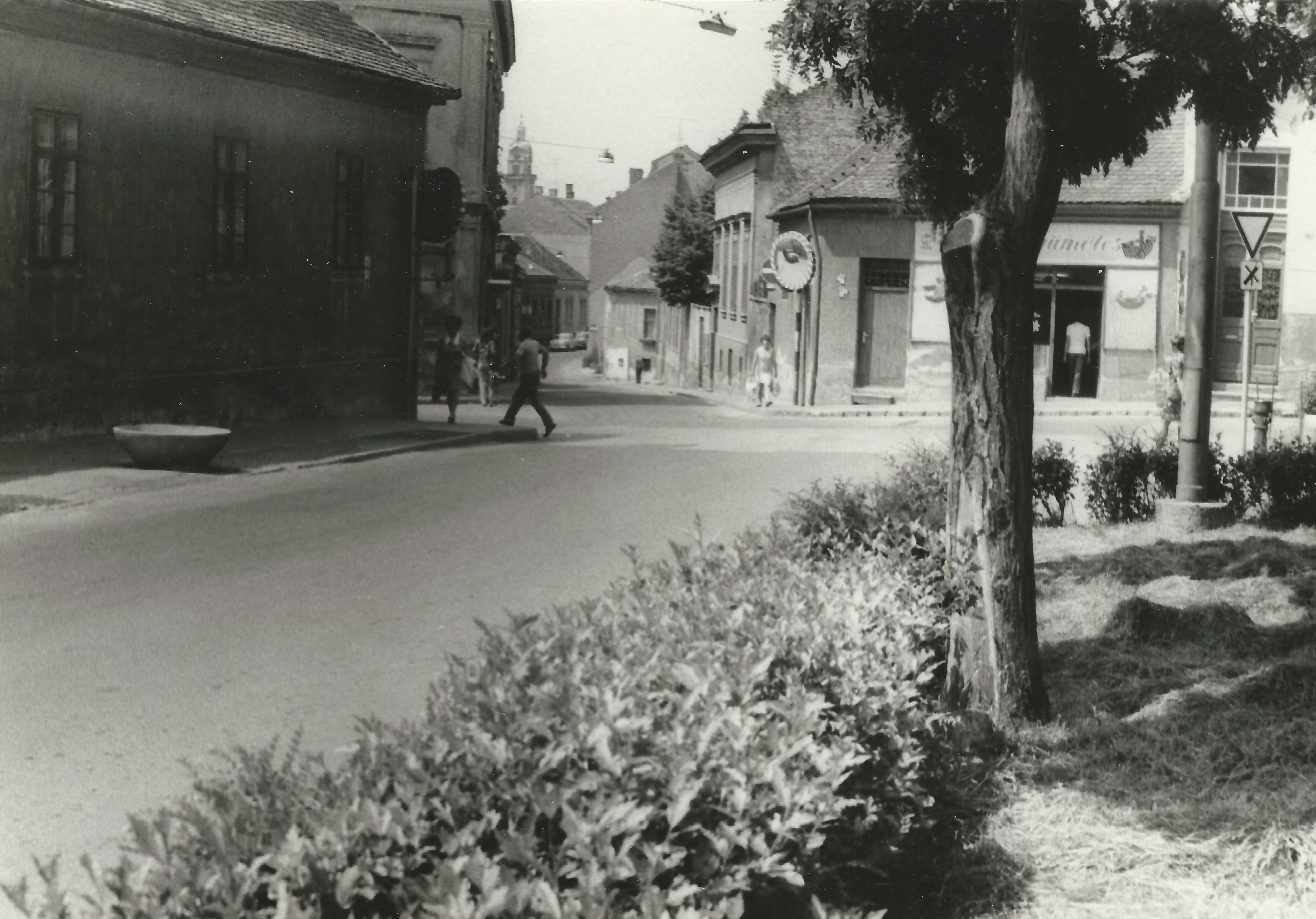 Pécs Ágoston tér 1978-ban