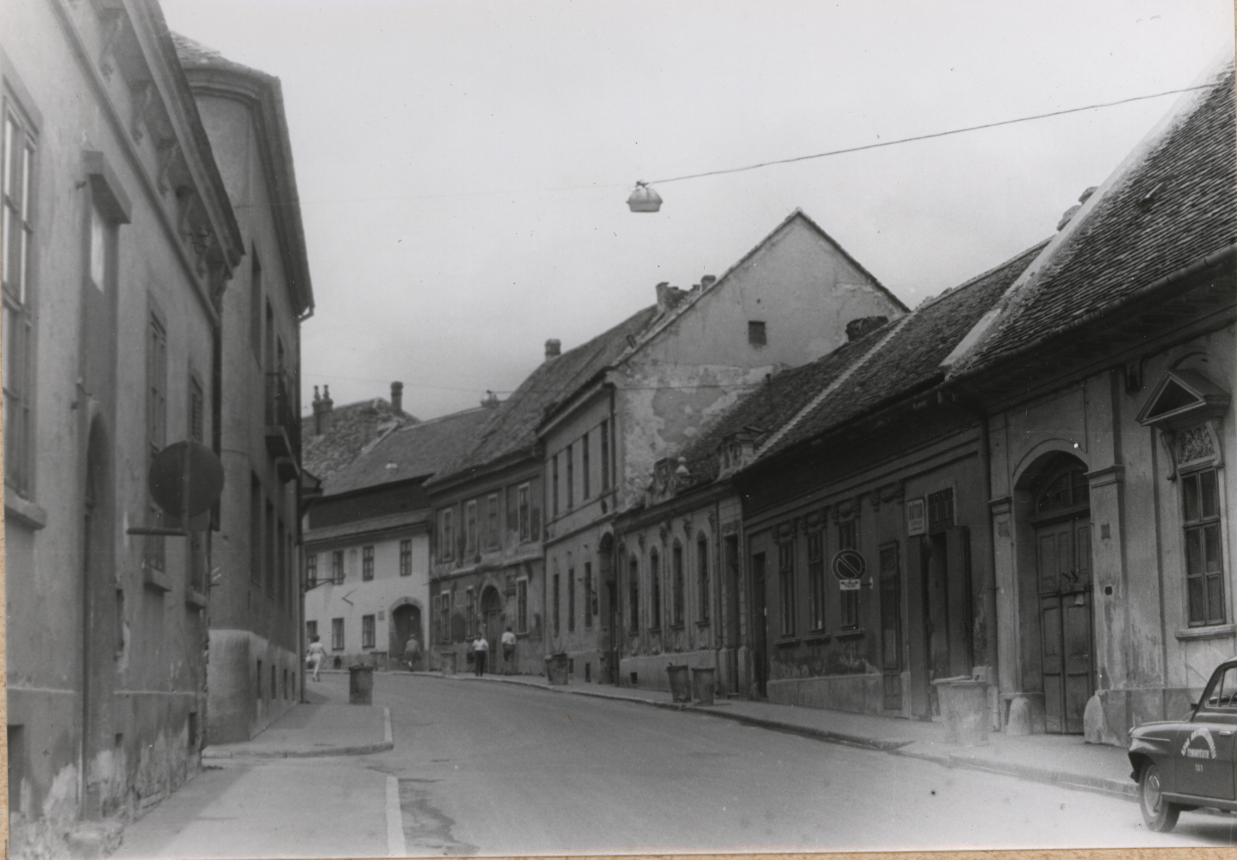 Pécs Felsőmalom utca 1966-ból