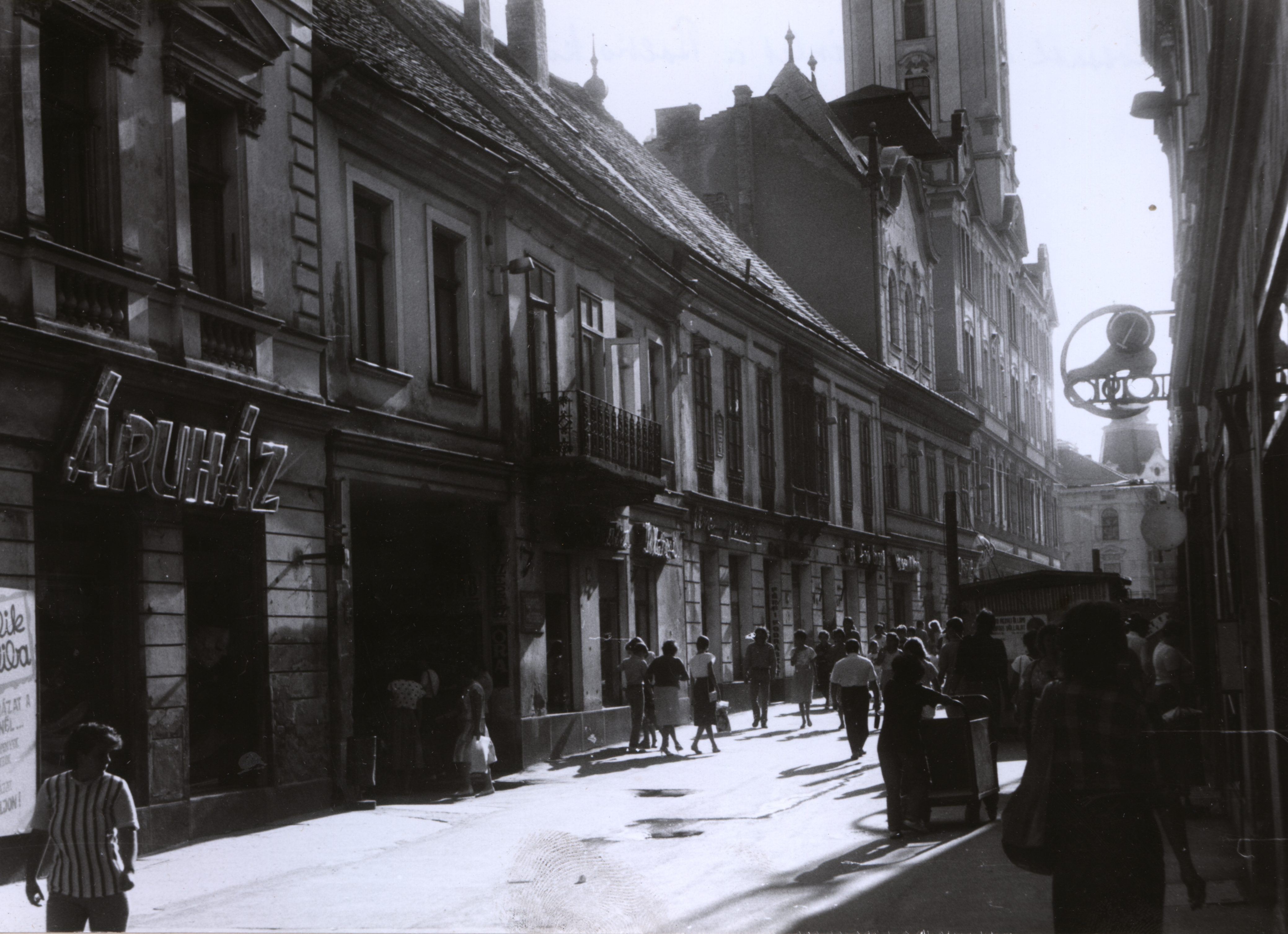 Pécs Király utca az 1986-ban