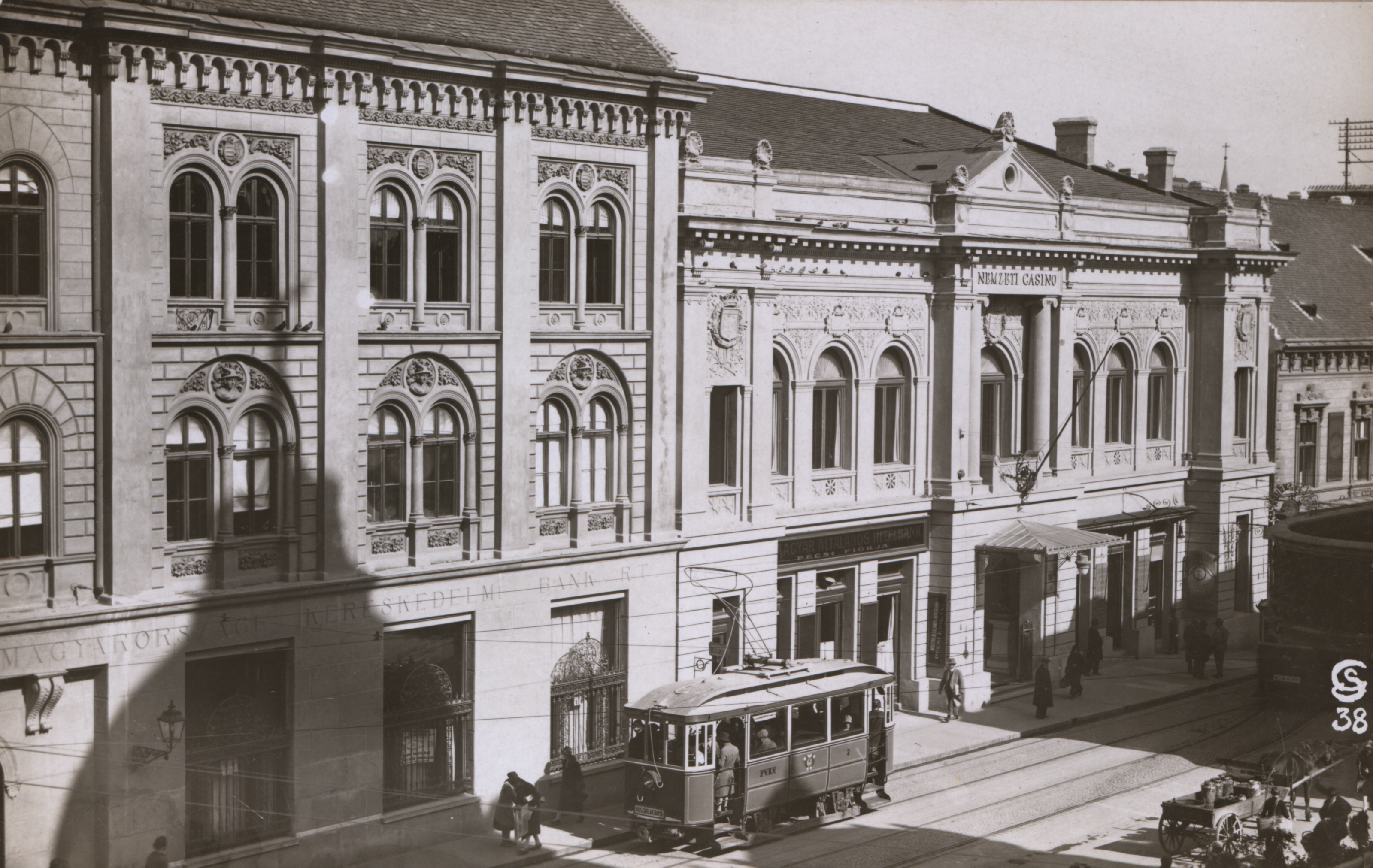 Pécs Király utca az 1940-es években