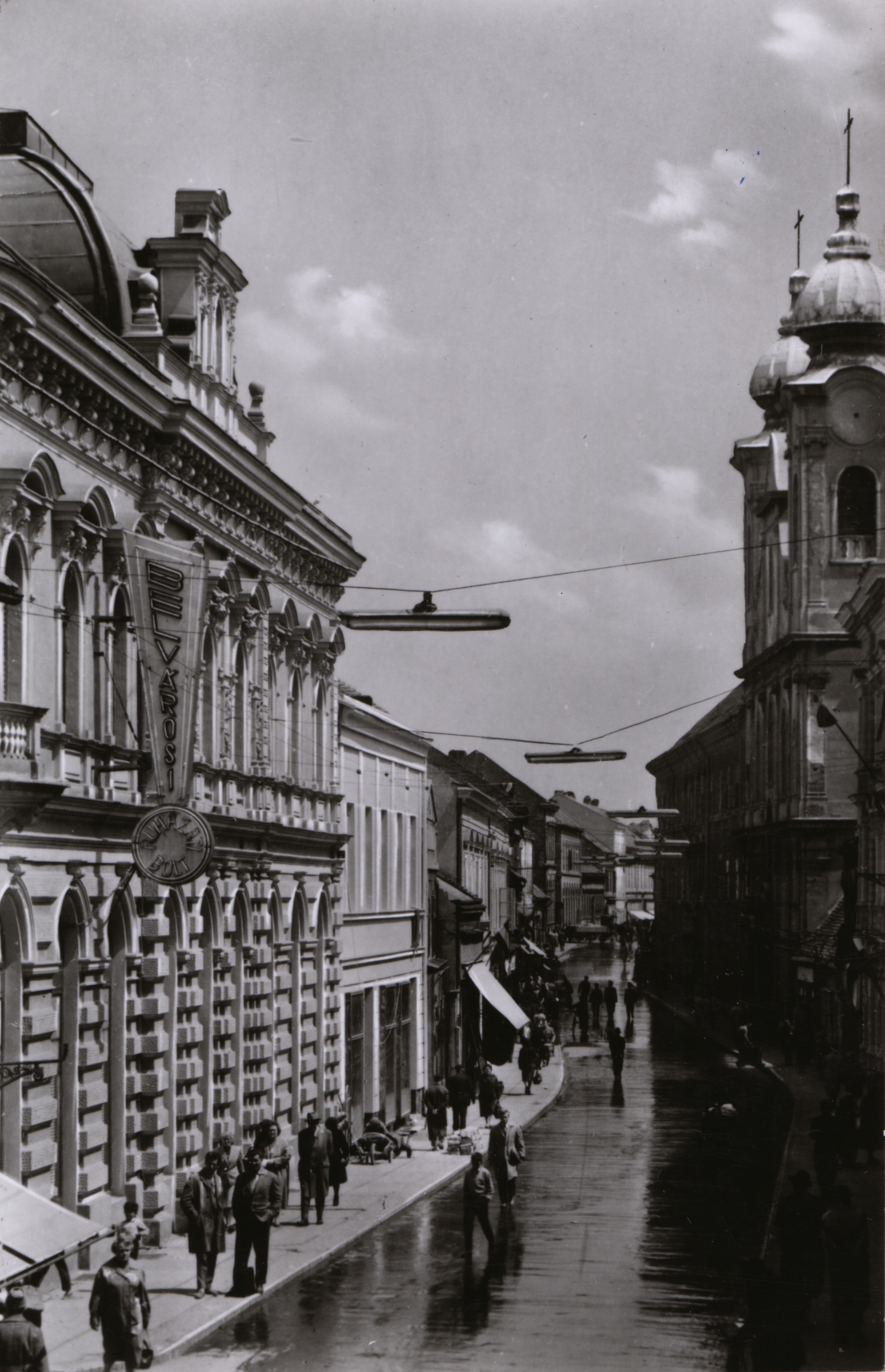 Pécs Király utca az 1970-es években