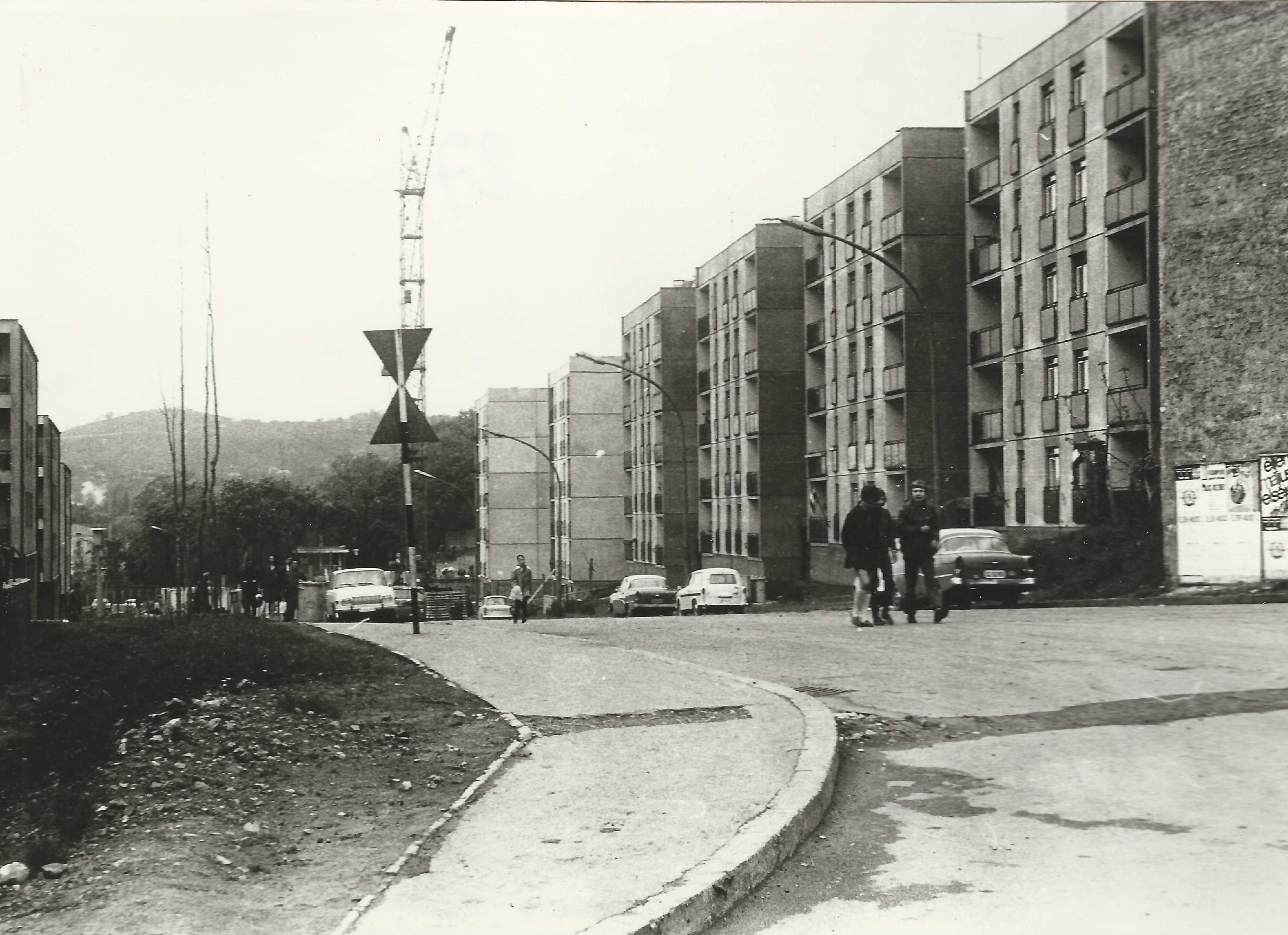 Pécs Kodály Zoltán utca az 1980-as években