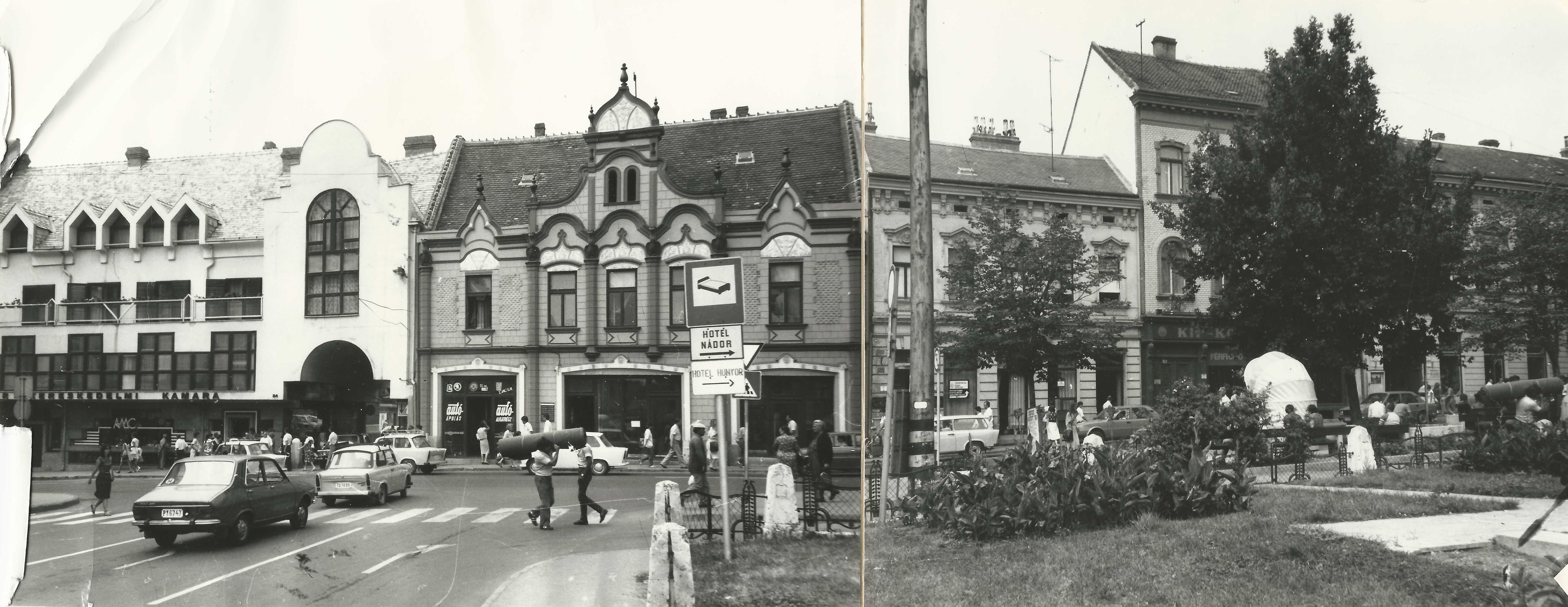 Pécs A Kossuth tér nyugati oldala