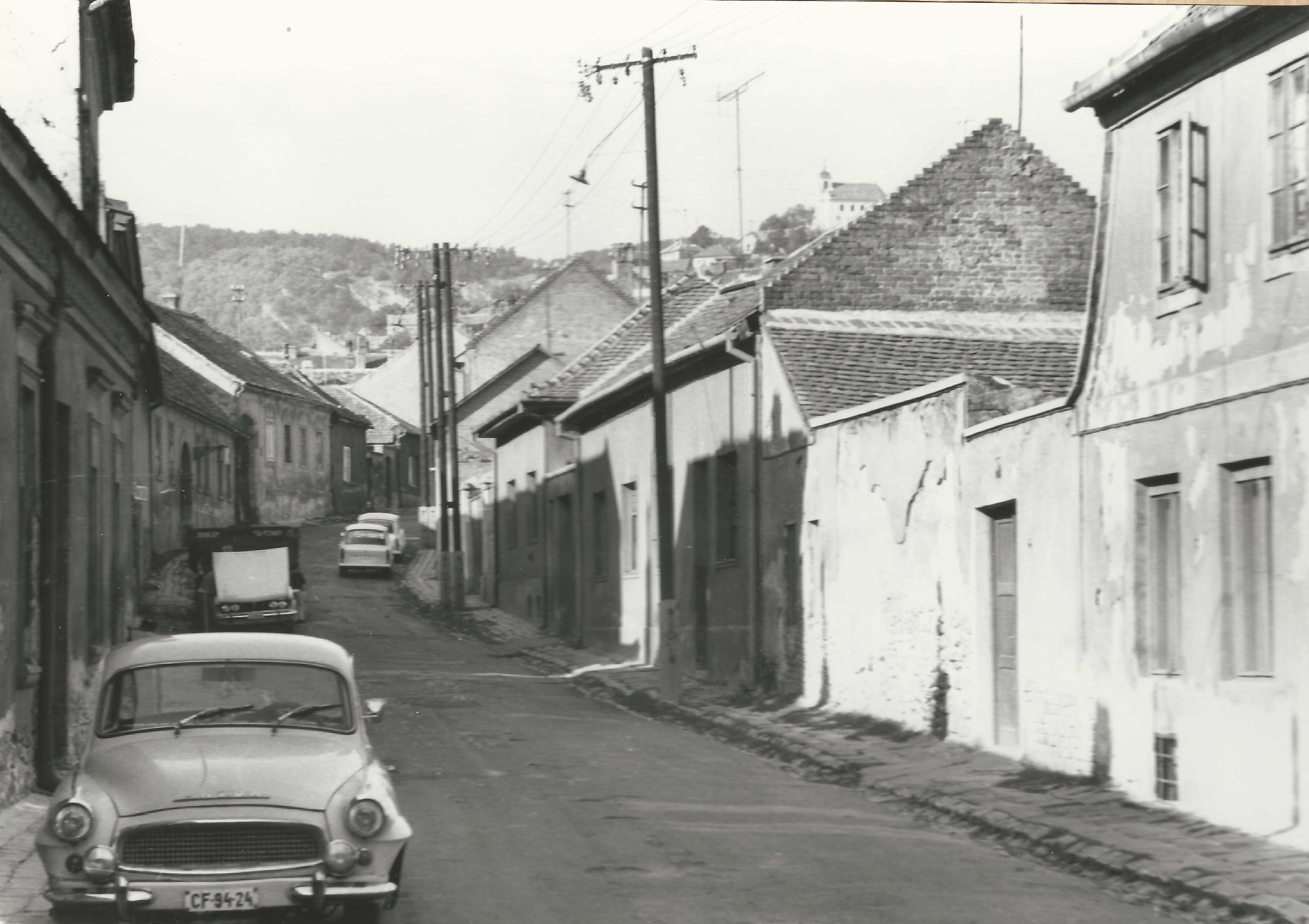 Pécs Lánc utca az 1980-as években