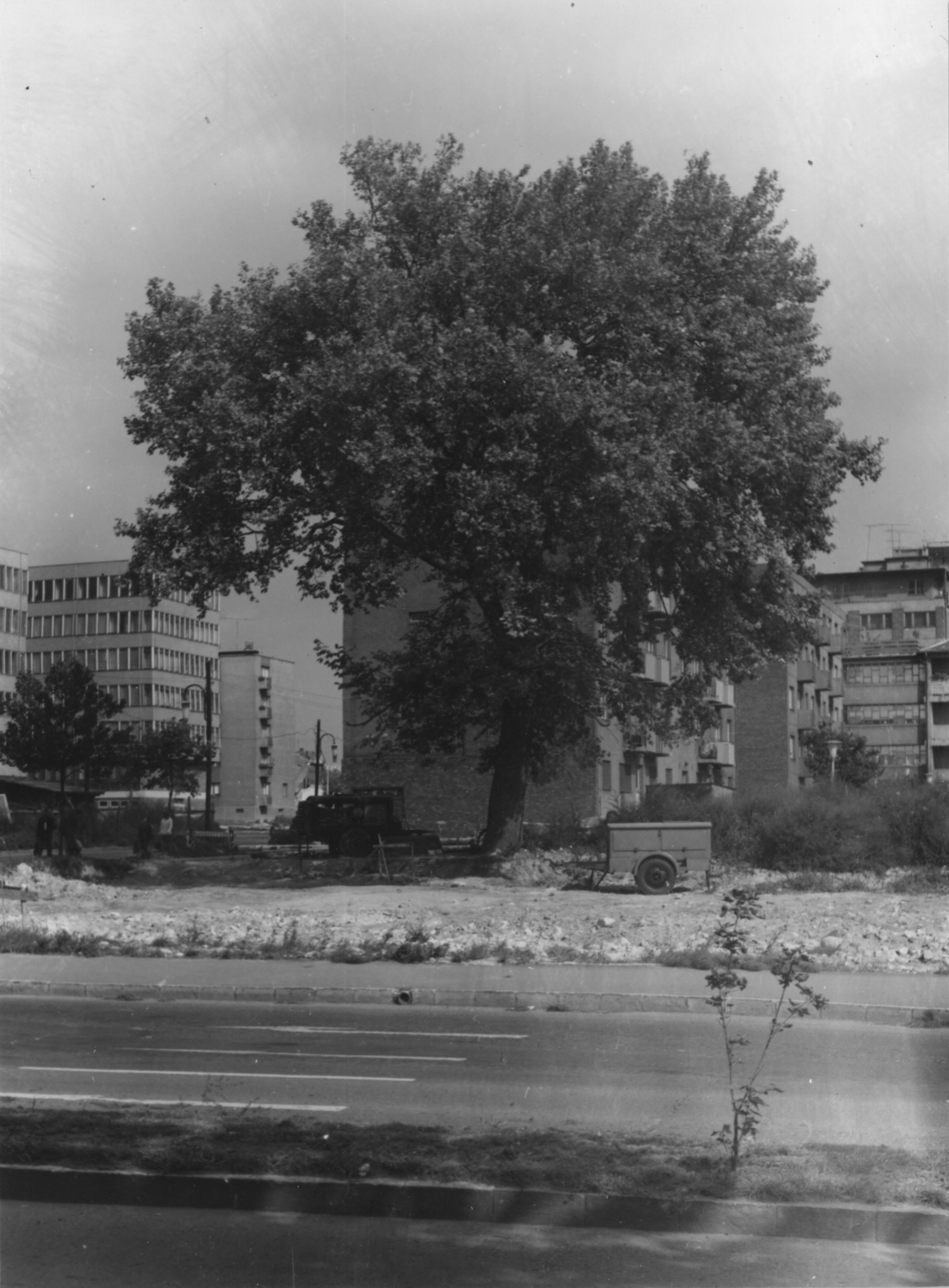 Pécs Szalai András utca az 1980-as években